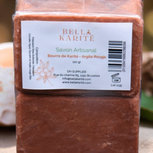 Savon au Beurre de Karité ARGILE ROUGE